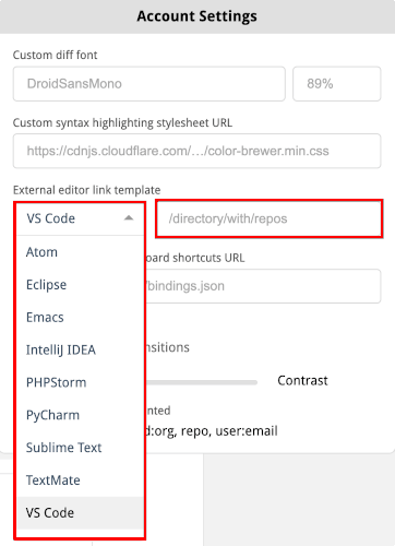 custom line editor links