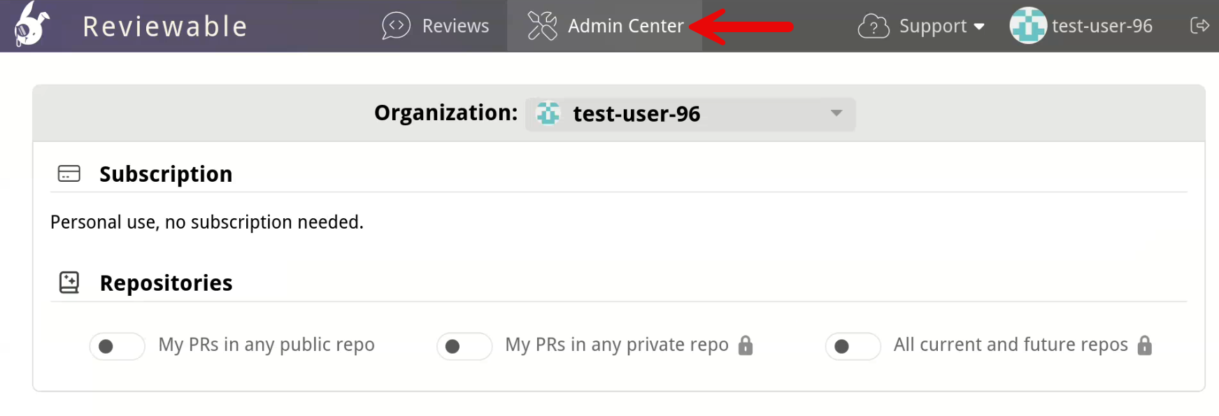reviewable repositories