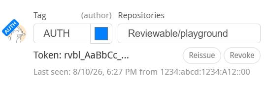 reviewable MCP identity