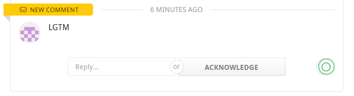 reviewable send messages immediately