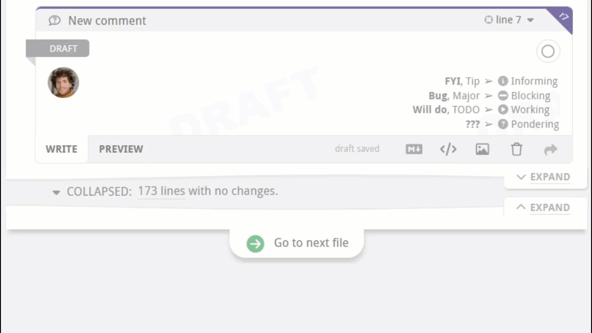 reviewable disposition demo