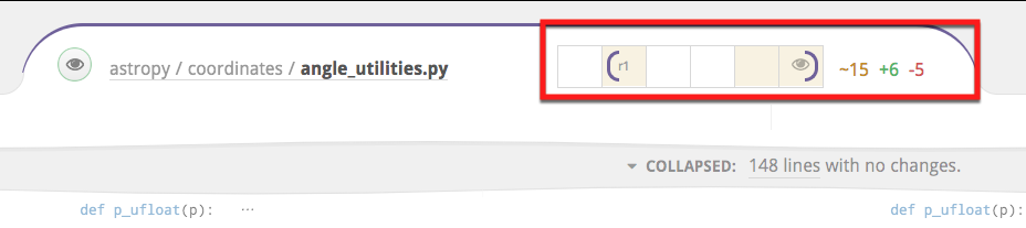 reviewable file diffs