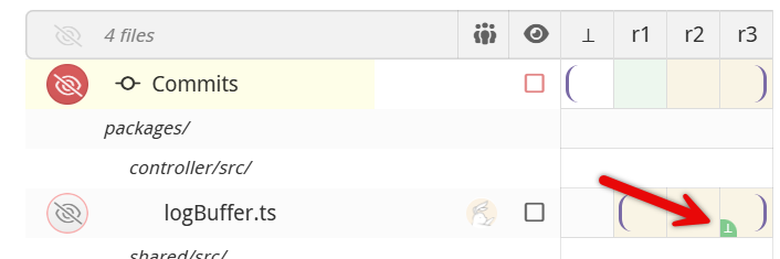 reviewable file matrix base change states