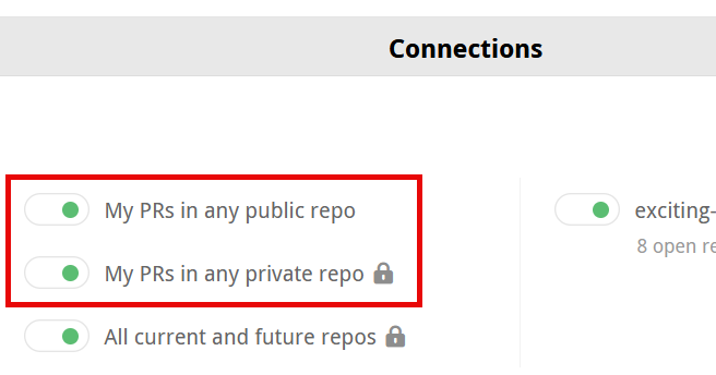 reviewable connecting PRs from repositories