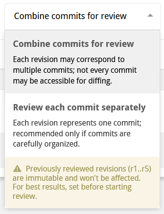 reviewable review style
