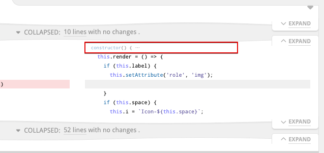 reviewable syntactic unit expansion